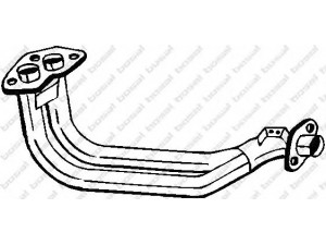 BOSAL 734-045 išleidimo kolektorius 
 Išmetimo sistema -> Išmetimo vamzdžiai
14190-82611