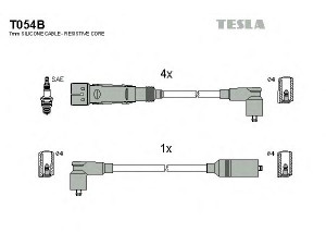 TESLA T054B uždegimo laido komplektas 
 Kibirkšties / kaitinamasis uždegimas -> Uždegimo laidai/jungtys
025998031