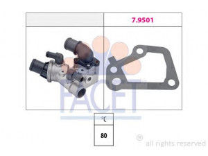 FACET 7.8098 termostatas, aušinimo skystis 
 Aušinimo sistema -> Termostatas/tarpiklis -> Thermostat
7794132