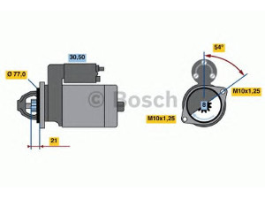 BOSCH 0 986 022 591 starteris 
 Elektros įranga -> Starterio sistema -> Starteris
36100 22800, 36100 22805, 36100 22810