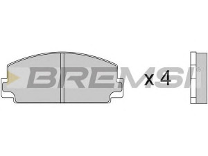 BREMSI BP2077 stabdžių trinkelių rinkinys, diskinis stabdys 
 Techninės priežiūros dalys -> Papildomas remontas
0449187620, 0449187620000, 0449112030