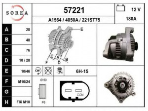 EAI 57221 kintamosios srovės generatorius
12317524972, 12317525440, 12317540990