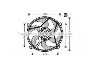 AVA QUALITY COOLING CN7529 ventiliatorius, radiatoriaus 
 Aušinimo sistema -> Oro aušinimas
125395