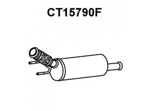VENEPORTE CT15790F suodžių / kietųjų dalelių filtras, išmetimo sistema 
 Išmetimo sistema -> Suodžių/dalelių filtras
1606426880, 1606855580, 1608523980