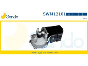 SANDO SWM12101.1 valytuvo variklis 
 Priekinio stiklo valymo sistema -> Varikliukas, priekinio stiklo valytuvai
1270039, 1270041, 1270232, 22084745