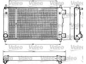 VALEO 883759 radiatorius, variklio aušinimas 
 Aušinimo sistema -> Radiatorius/alyvos aušintuvas -> Radiatorius/dalys
1302197