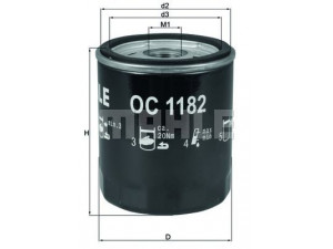 KNECHT OC 1182 alyvos filtras 
 Techninės priežiūros dalys -> Techninės priežiūros intervalai
LF0514302A, LF1014302, LF10143029A