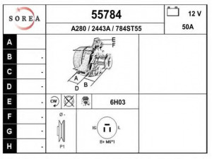 EAI 55784 kintamosios srovės generatorius
A1T41291