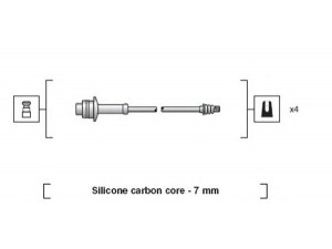 MAGNETI MARELLI 941318111174 uždegimo laido komplektas 
 Kibirkšties / kaitinamasis uždegimas -> Uždegimo laidai/jungtys