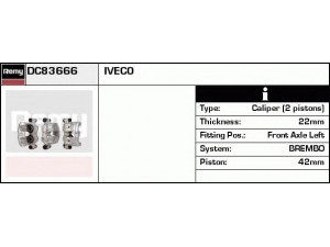 DELCO REMY DC83666 stabdžių apkaba 
 Dviratė transporto priemonės -> Stabdžių sistema -> Stabdžių apkaba / priedai
42536628