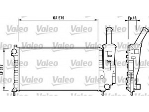 VALEO 732851 radiatorius, variklio aušinimas 
 Aušinimo sistema -> Radiatorius/alyvos aušintuvas -> Radiatorius/dalys
46827081, 46827082