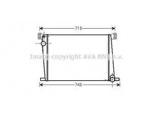 AVA QUALITY COOLING BWA2356 radiatorius, variklio aušinimas 
 Aušinimo sistema -> Radiatorius/alyvos aušintuvas -> Radiatorius/dalys
17117535099, 7535099