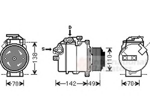 VAN WEZEL 0600K411 kompresorius, oro kondicionierius 
 Oro kondicionavimas -> Kompresorius/dalys
6452 6987 863, 64526987863