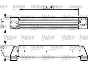 VALEO 818796 tarpinis suslėgto oro aušintuvas, kompresorius 
 Variklis -> Oro tiekimas -> Įkrovos agregatas (turbo/superįkrova) -> Tarpinis suslėgto oro aušintuvas
17 51 7 787 446, 17517787446, 17517874446