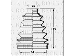 BORG & BECK BCB6054 gofruotoji membrana, kardaninis velenas 
 Ratų pavara -> Gofruotoji membrana
0443820131, 0443820390