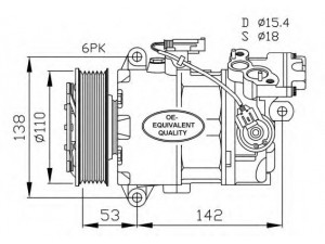 NRF 32463 kompresorius, oro kondicionierius 
 Oro kondicionavimas -> Kompresorius/dalys
64509145351, 64509156821, 64526915380