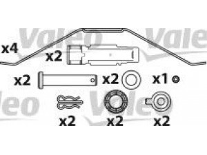 VALEO 541718 stabdžių trinkelių rinkinys, diskinis stabdys
509290040, 509290100, 980106430