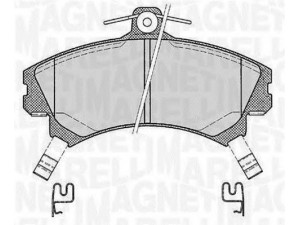 MAGNETI MARELLI 363916060521 stabdžių trinkelių rinkinys, diskinis stabdys 
 Techninės priežiūros dalys -> Papildomas remontas