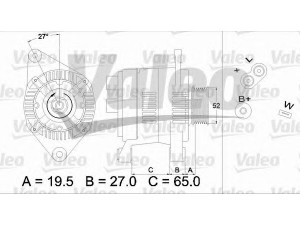 VALEO 436616 kintamosios srovės generatorius 
 Elektros įranga -> Kint. sr. generatorius/dalys -> Kintamosios srovės generatorius
7700424574, 7700436647, 7700860466