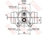 TRW BWH107 rato stabdžių cilindras 
 Stabdžių sistema -> Ratų cilindrai
6464704, 92VB2261AA, 441000X800
