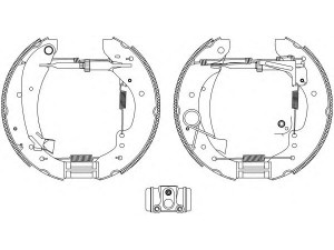 HELLA PAGID 8DB 355 004-231 stabdžių trinkelių komplektas 
 Techninės priežiūros dalys -> Papildomas remontas
9942885, 9945885, 4241H4, 4251H4