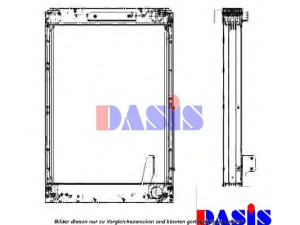 AKS DASIS 460027N radiatorius, variklio aušinimas