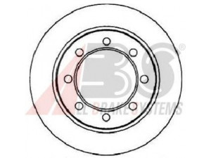A.B.S. 16806 stabdžių diskas