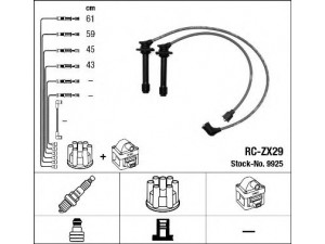 NGK 9925 uždegimo laido komplektas 
 Kibirkšties / kaitinamasis uždegimas -> Uždegimo laidai/jungtys