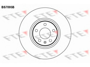 FTE BS7095B stabdžių diskas 
 Dviratė transporto priemonės -> Stabdžių sistema -> Stabdžių diskai / priedai
4E0 615 301 AD, 4F0 615 301 AD