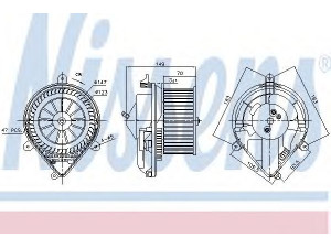 NISSENS 87175 vidaus pūtiklis 
 Šildymas / vėdinimas -> Orpūtė/dalys
6441A0