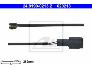 ATE 24.8190-0213.2 įspėjimo kontaktas, stabdžių trinkelių susidėvėjimas 
 Stabdžių sistema -> Susidėvėjimo indikatorius, stabdžių trinkelės
34 11 1 152 607, 34 35 1 179 819