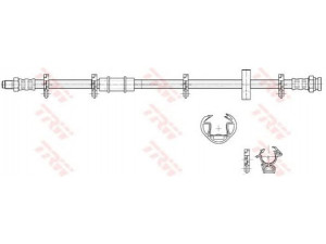 TRW PHB217 stabdžių žarnelė 
 Stabdžių sistema -> Stabdžių žarnelės
7573600, 7603316