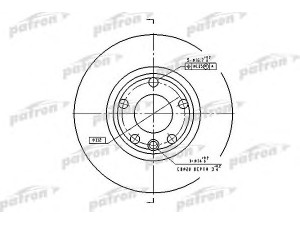 PATRON PBD2665 stabdžių diskas 
 Dviratė transporto priemonės -> Stabdžių sistema -> Stabdžių diskai / priedai
701615301B, 701615301E