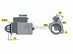 BOSCH 0 001 108 121 starteris 
 Elektros įranga -> Starterio sistema -> Starteris
6775699, 93BB 11000 AA, 93BB 11000 AB