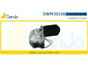 SANDO SWM30106.1 valytuvo variklis 
 Priekinio stiklo valymo sistema -> Varikliukas, priekinio stiklo valytuvai
9945855, 9948873, 99488730