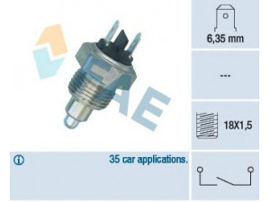 FAE 40970 jungiklis, atbulinės eigos žibintas 
 Elektros įranga -> Šviesų jungikliai/relės/valdymas -> Šviesų jungiklis/svirtis
004 941 521