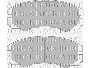 BORG & BECK BBP1485 stabdžių trinkelių rinkinys, diskinis stabdys 
 Techninės priežiūros dalys -> Papildomas remontas
8-97047526-1, 8970352570, 8970352571