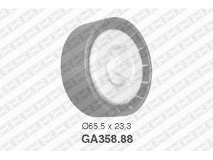 SNR GA358.88 kreipiantysis skriemulys, V formos rumbuotas diržas 
 Diržinė pavara -> V formos rumbuotas diržas/komplektas -> Laisvasis/kreipiamasis skriemulys
46742968, 46742968