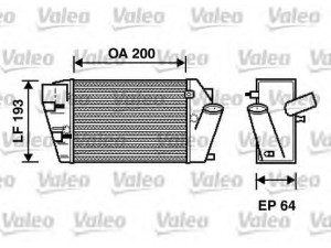 VALEO 817870 tarpinis suslėgto oro aušintuvas, kompresorius 
 Variklis -> Oro tiekimas -> Įkrovos agregatas (turbo/superįkrova) -> Tarpinis suslėgto oro aušintuvas
8E0145805E, 8E0145805G, 8E0145805P