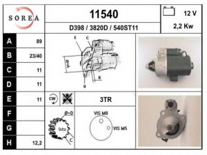 EAI 11540 starteris