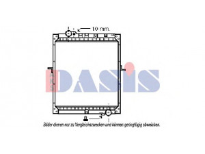 AKS DASIS 134270T radiatorius, variklio aušinimas 
 Aušinimo sistema -> Radiatorius/alyvos aušintuvas -> Radiatorius/dalys
6525002003, 6525004501, 6525012001