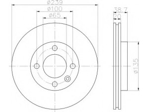 HELLA 8DD 355 100-181 stabdžių diskas 
 Stabdžių sistema -> Diskinis stabdys -> Stabdžių diskas
321615301A, 321615301B, 321615301C