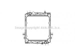 AVA QUALITY COOLING DF2023 radiatorius, variklio aušinimas 
 Aušinimo sistema -> Radiatorius/alyvos aušintuvas -> Radiatorius/dalys
1241580, 1281400