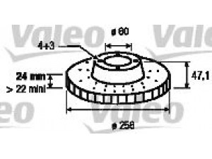 VALEO 186743 stabdžių diskas 
 Stabdžių sistema -> Diskinis stabdys -> Stabdžių diskas
96286933, 96286933, 96312559