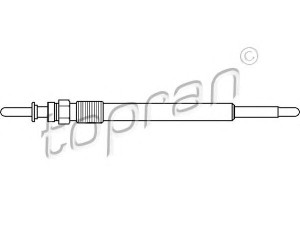 TOPRAN 206 654 kaitinimo žvakė 
 Kibirkšties / kaitinamasis uždegimas -> Kaitinimo kaištis
12 14 033, 93178225