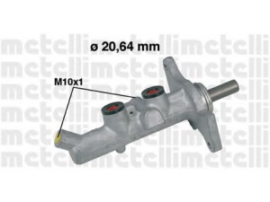 METELLI 05-0592 pagrindinis cilindras, stabdžiai 
 Stabdžių sistema -> Pagrindinis stabdžių cilindras
47201-09060