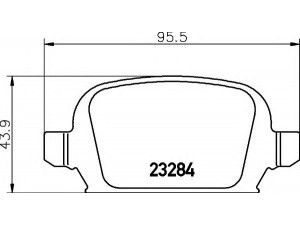 HELLA 8DB 355 018-641 stabdžių trinkelių rinkinys, diskinis stabdys 
 Techninės priežiūros dalys -> Papildomas remontas
09200132, 1605085, 1605965, 1605994