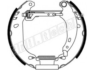 fri.tech. 16160 stabdžių trinkelių komplektas 
 Techninės priežiūros dalys -> Papildomas remontas
42418J