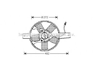 AVA QUALITY COOLING FT7534 ventiliatorius, radiatoriaus 
 Aušinimo sistema -> Oro aušinimas
5950102, 5958254