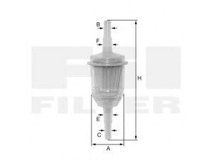 FIL FILTER ZP 8014 FP kuro filtras 
 Techninės priežiūros dalys -> Papildomas remontas
13 32 1 277 481, 13 32 1 277 497